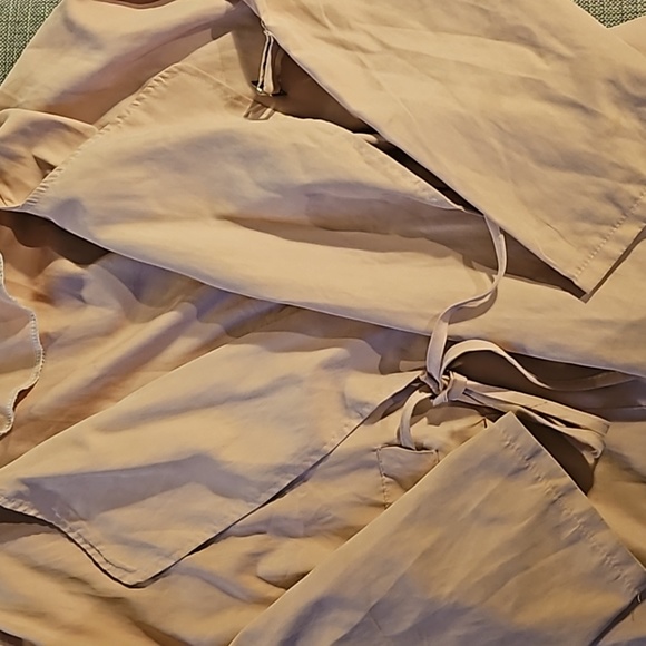 salmon lightweight drawstring duster - Picture 2 of 3